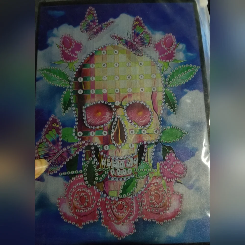 Skull & Butterflies Diamond Painting Journal/Notebook